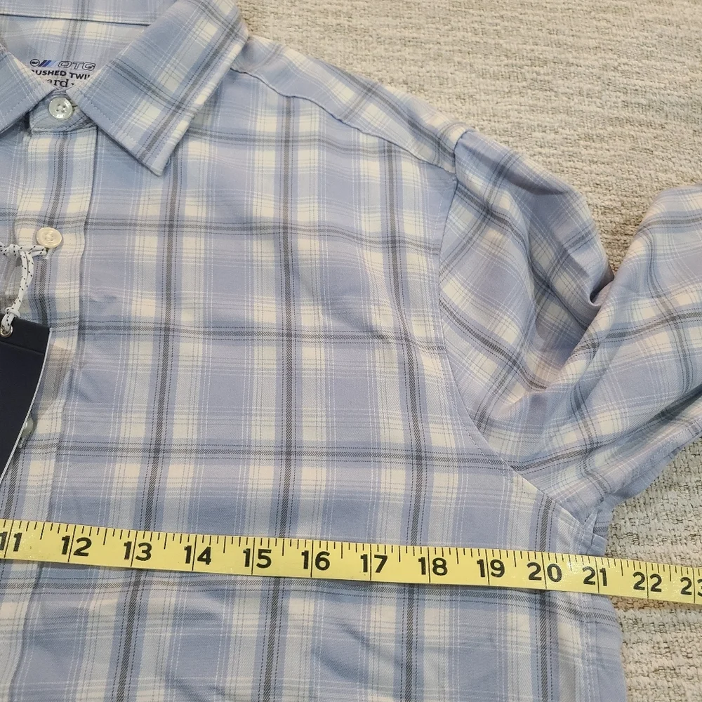 NEW Vineyard Vines Shirt Brushed Twill Plaid On The Go OTG Performance Button Up - Picture 10 of 11